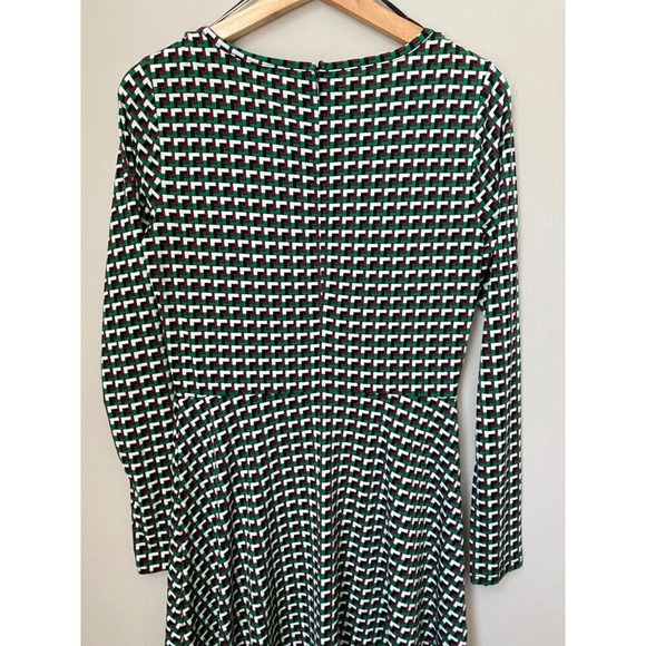 Michael Kors Women’s Size Small Fit & Flare Stretch Jersey Dress Palmetto Green - Picture 14 of 16